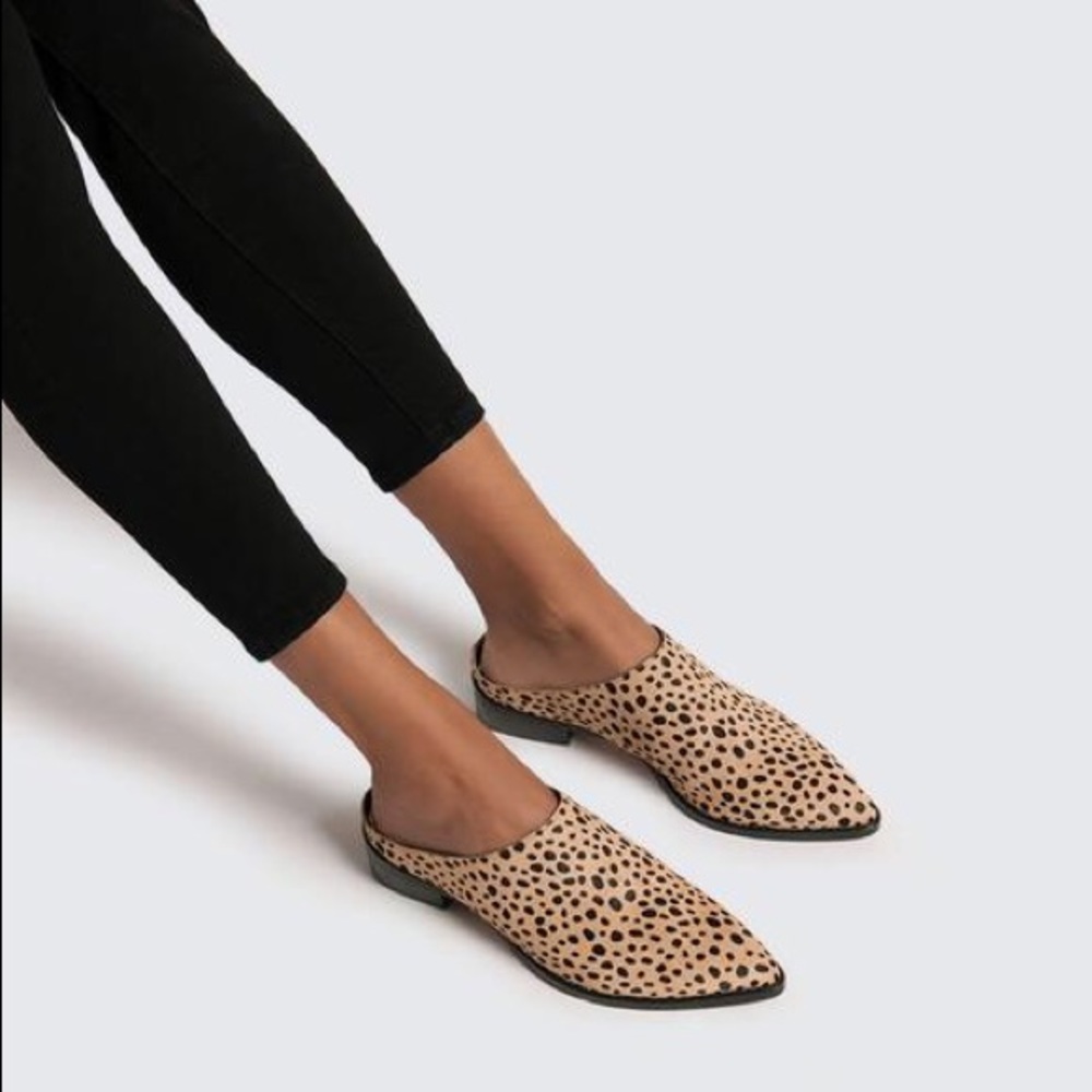 dolce vita leopard dot loafers